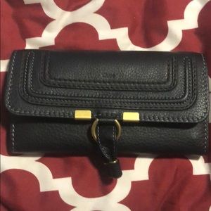 Black chloe wallet